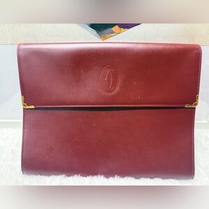 CARTIER Bordeaux Document Bag